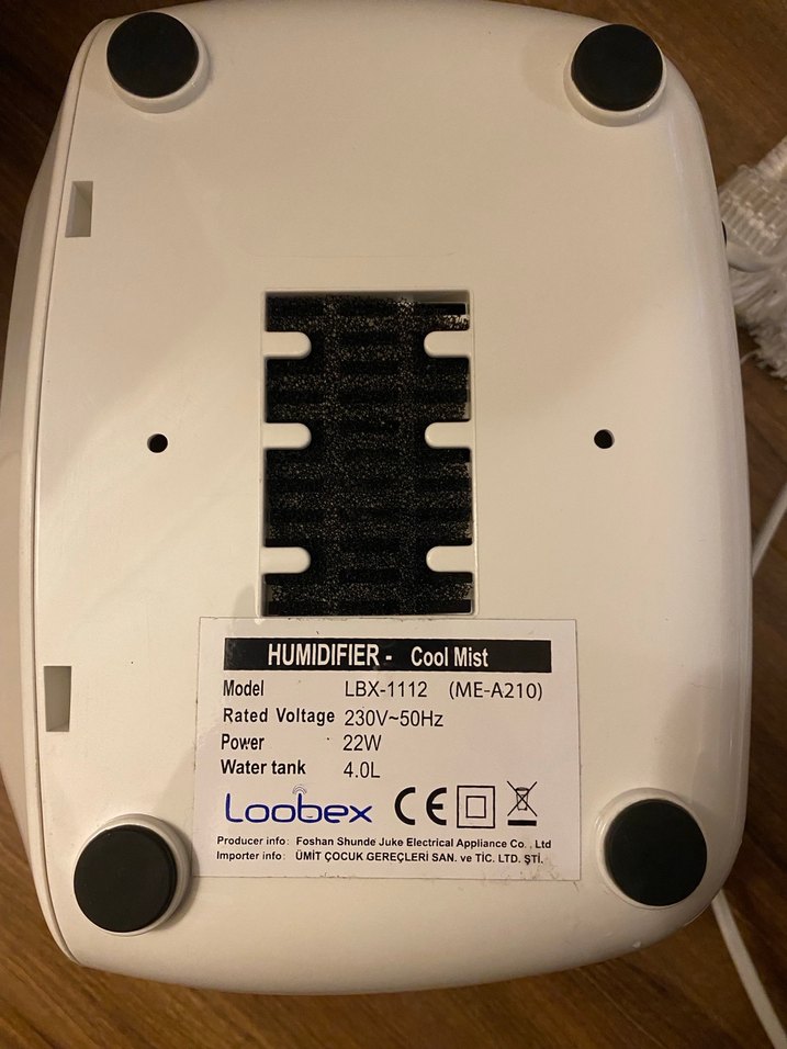 Loobex Beyaz Hava Temizleyici ve Nemlendirici - Görsel 3