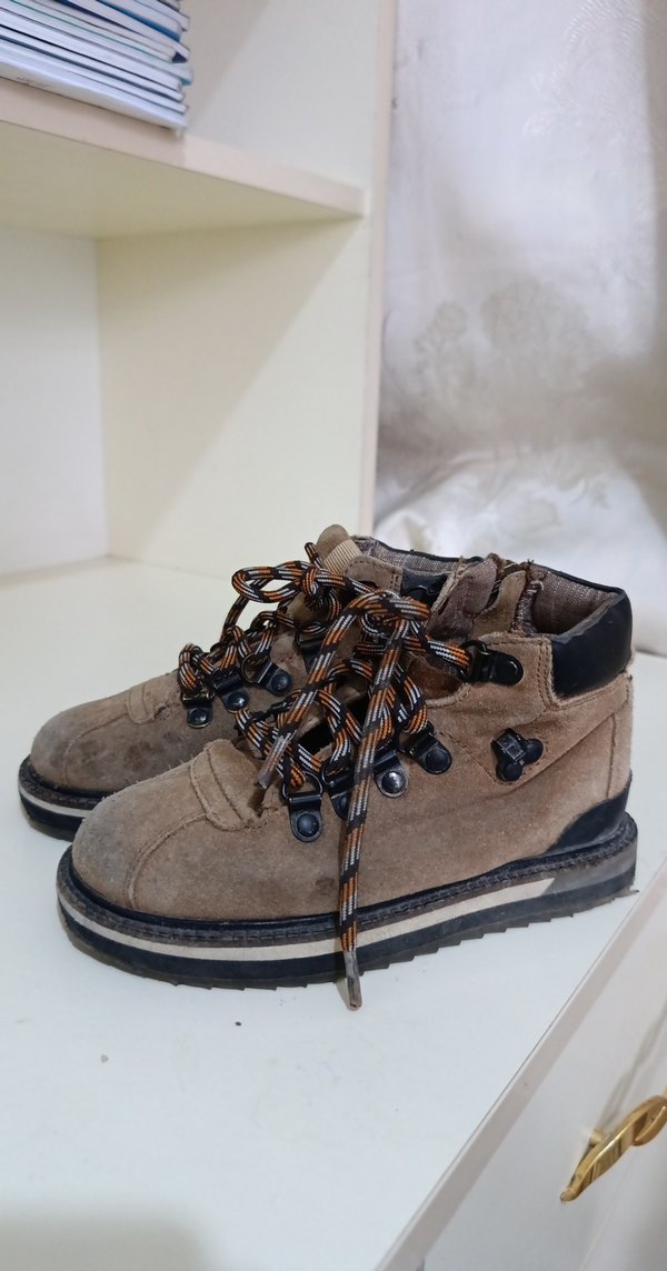 Bohem Tarzı Kahverengi Erkek Bağcıklar 25numara - Görsel 2