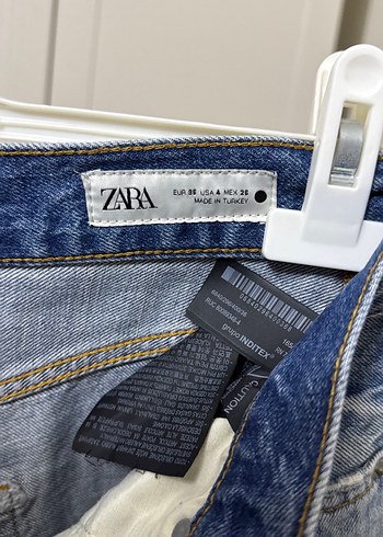 36 Beden Gri Mavi Normal Boy Kadın Straight Jean