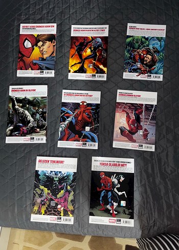  Beden The Amazing Spider-Man Çizgi Roman Seti 1-8