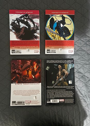 Beden Spider-Man ve Venom çizgi roman seti