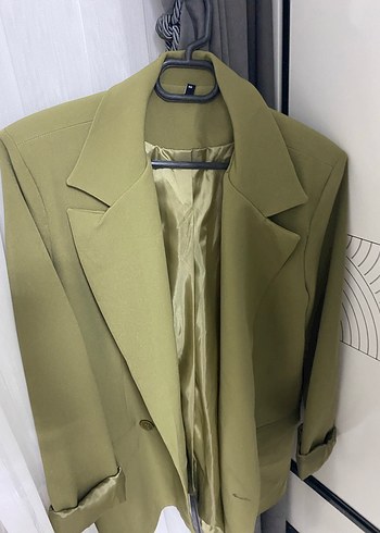 Trendyol & Milla Kadın Haki Midi Blazer Ceket