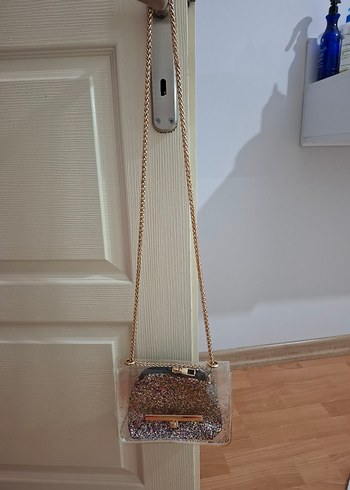  Beden Simli Çok Renkli Kadın Portföy Çanta