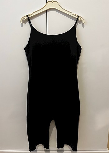 Zara Zara Dikişsiz Siyah Askılı Kadın Tulum