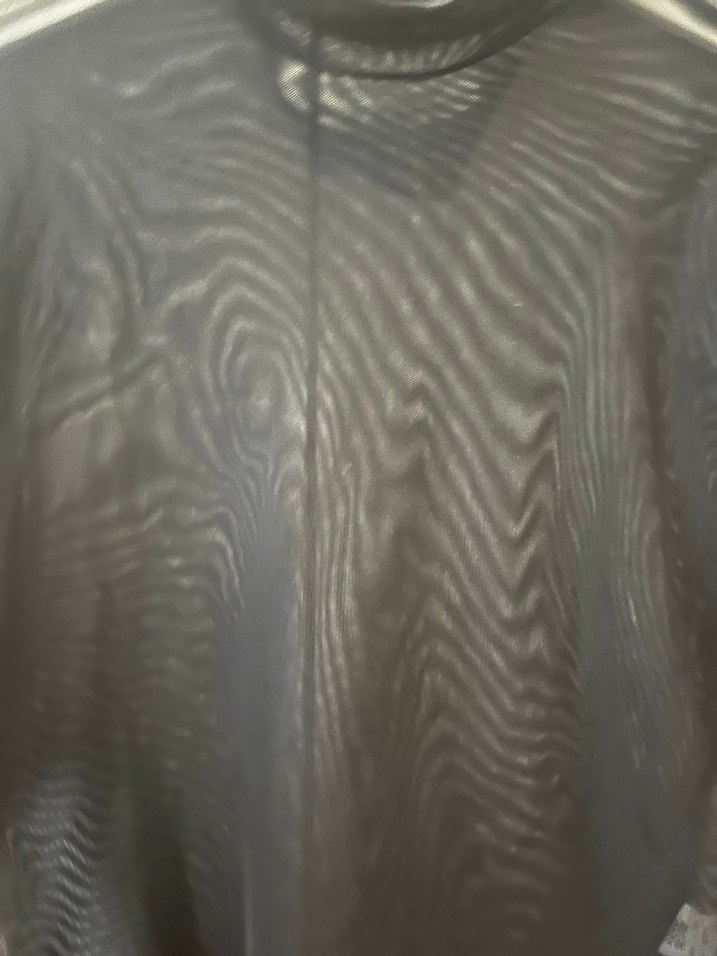 Siyah Yüksek Yakalı Uzun Kollu Bluz - Görsel 2