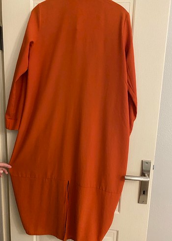 Turuncu, Fermuarlı, Uzun Kesim kap - Görsel 2