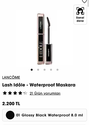 Lancôme Idôle Maskara - Koyu Renk - Görsel 4