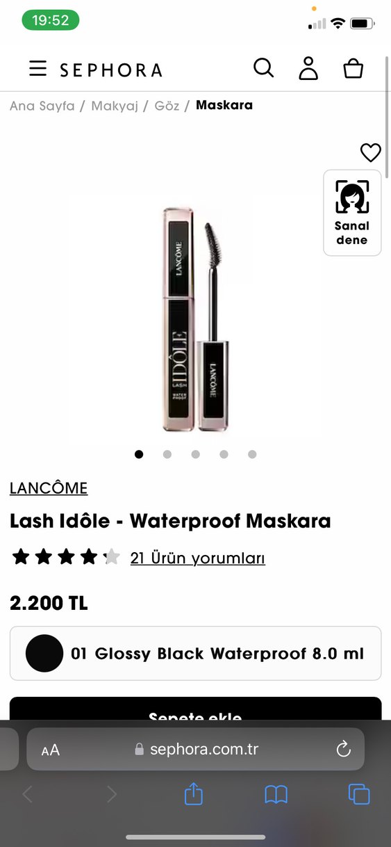 Lancôme Idôle Maskara - Koyu Renk - Görsel 4