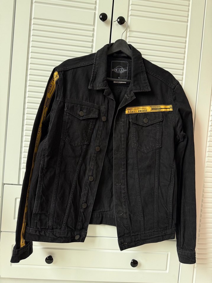 Siyah Düğmeli Denim Ceket - Görsel 2