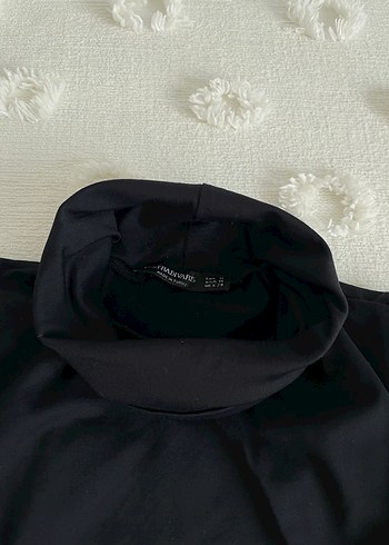 Siyah Balıkçı Yaka Kadın Kazak - Görsel 3