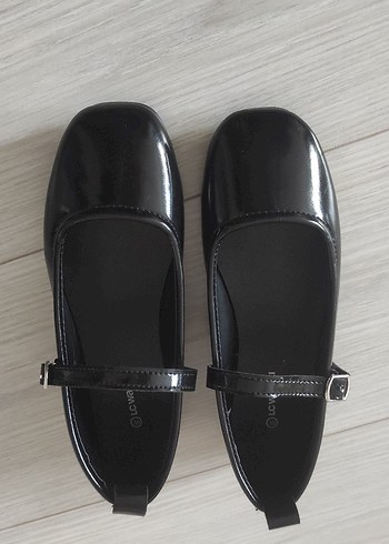 Siyah Rugan Kiz Çocuk Babet - Görsel 2