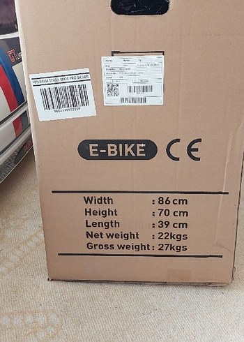  Beden RKS MX25PRO KUTULU 20KM'DE