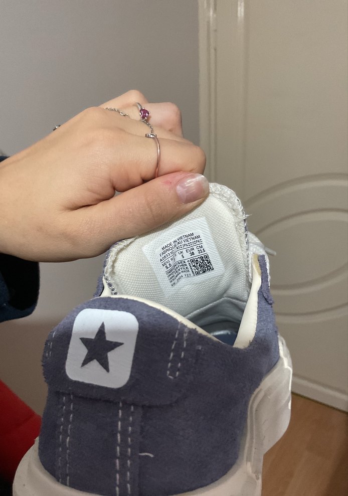 Kadın Gri Mavi Denim Platform Spor Ayakkabı - Görsel 3