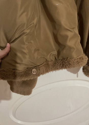 Kahverengi Kürklü Midi Kadın Ceket - Görsel 5