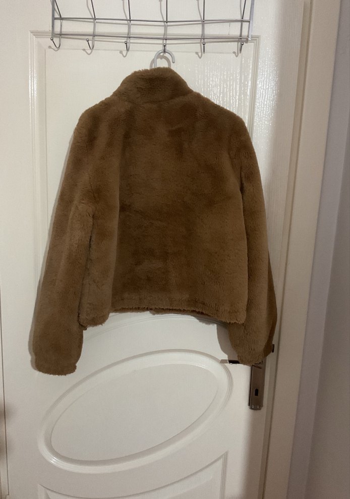 Kahverengi Kürklü Midi Kadın Ceket - Görsel 2