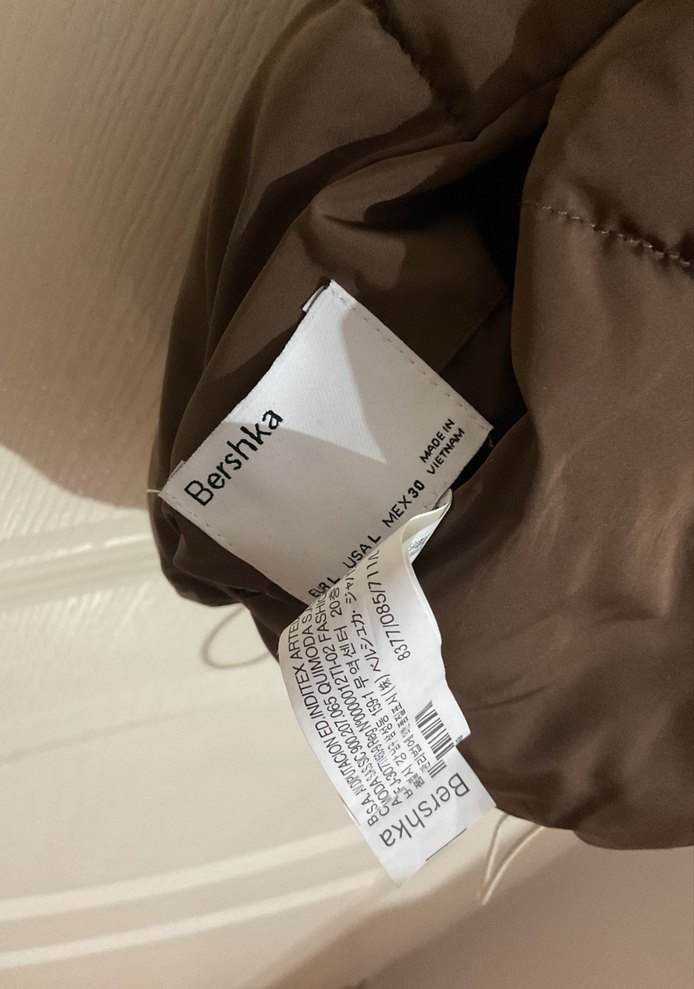 BERSHKA Kadın Fermuarlı Yumuşak Dokulu Yelek - Görsel 5