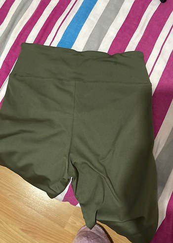 Koyu Yeşil Kadın Tayt - Görsel 2