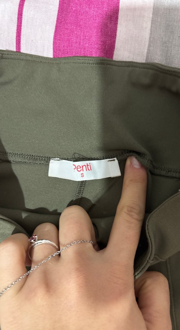 Koyu Yeşil Kadın Tayt - Görsel 4