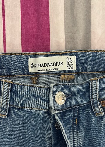 Kadın Mavi Denim boyfriend jean - Görsel 4