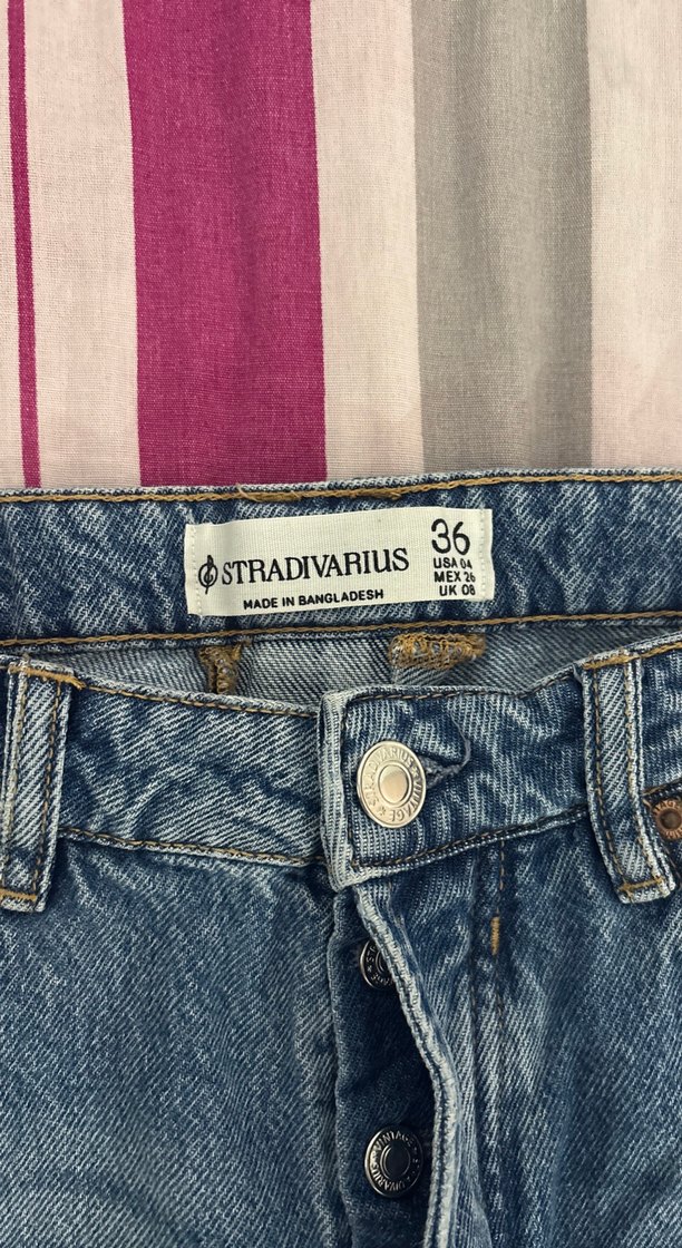 Kadın Mavi Denim boyfriend jean - Görsel 4