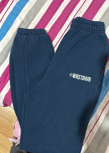 Lacivert Rahat Kesim Kadın Eşofman Altı - Görsel 3