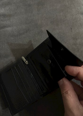 Fabrika Siyah Erkek Deri Cüzdan - Görsel 4