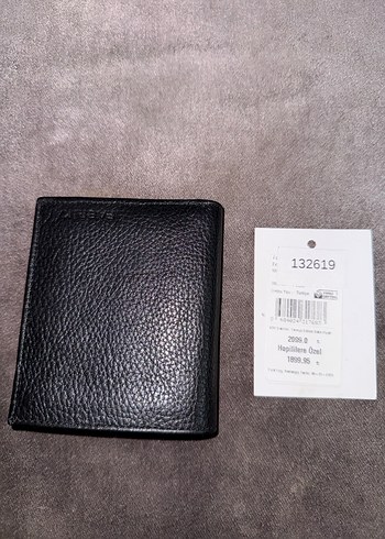 Fabrika Siyah Erkek Deri Cüzdan - Görsel 6