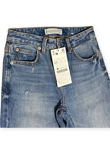 D98 VİNTAGE EFEKTLİ STRAİGHT FİT JEAN - Görsel 4