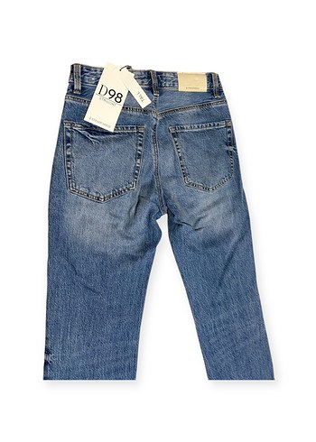 D98 VİNTAGE EFEKTLİ STRAİGHT FİT JEAN - Görsel 2