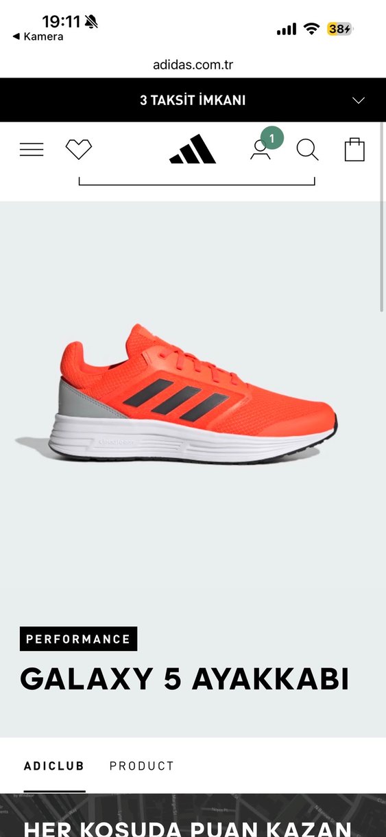 ADİDAS GALAXY 5 AYAKKABI - Görsel 5