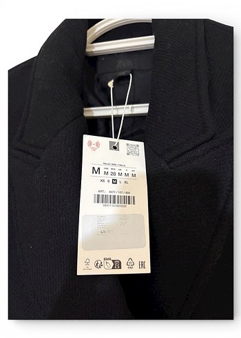 UZUN KEMERLİ YÜN KABAN - Görsel 5