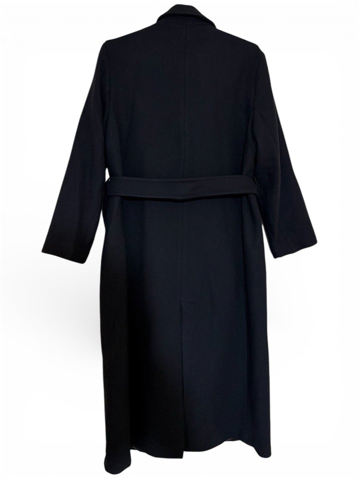 UZUN KEMERLİ YÜN KABAN - Görsel 3