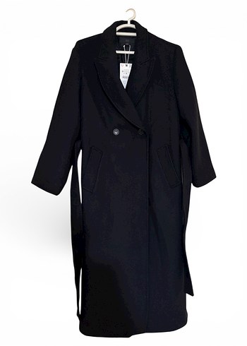 UZUN KEMERLİ YÜN KABAN - Görsel 4