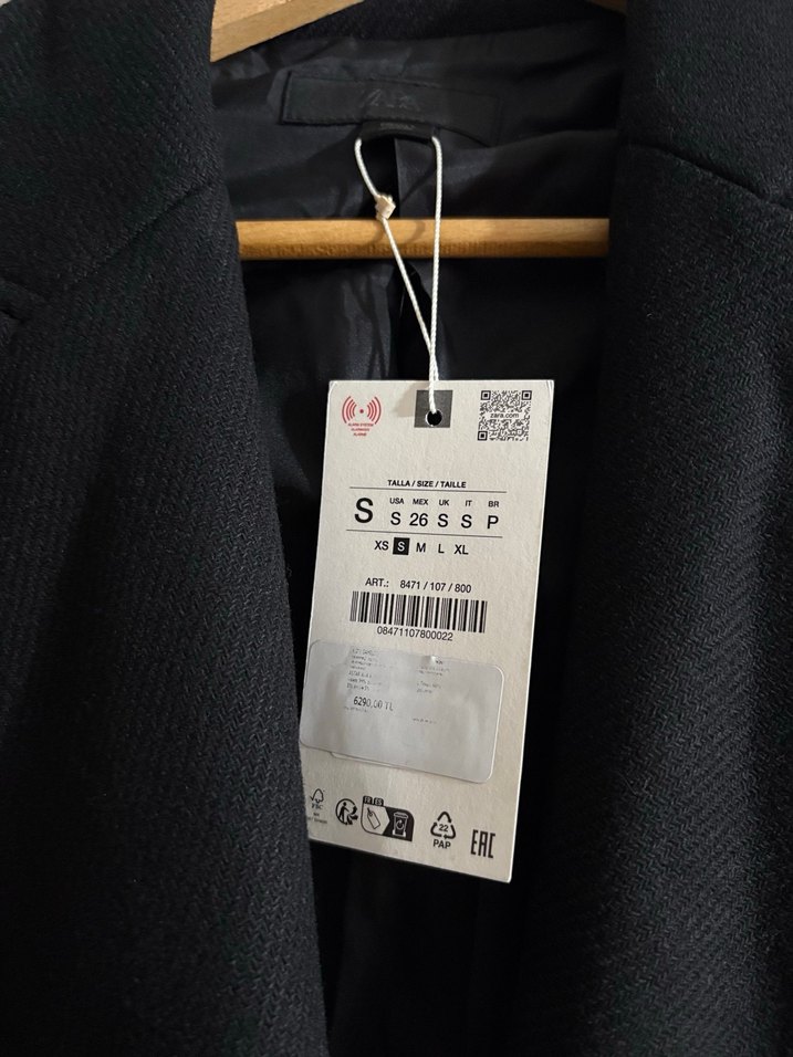 UZUN KEMERLİ YÜN KABAN - Görsel 5