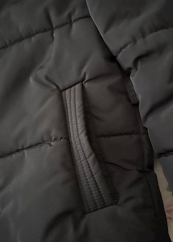 s Beden siyah Renk Siyah Kadın Kapüşonlu Kışlık Mont