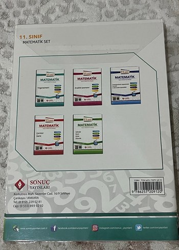 11. Sınıf Matematik Kazanım Merkezi Soru Kitabı - Görsel 2