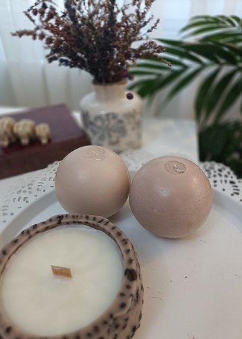 Beden Ahşap Fitilli Mum dışı kahve çekirdekleriyle örülmüş soya mum