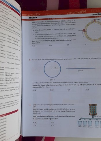 Fenomen 8. Sınıf Matematik Denemeleri