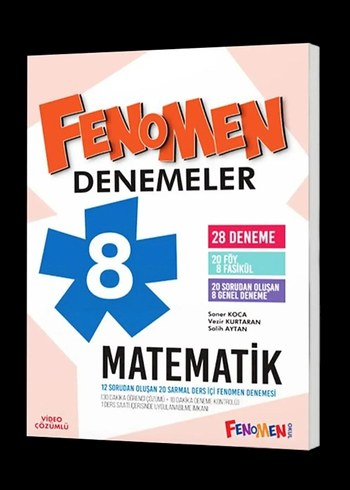 Fenomen 8. Sınıf Matematik Denemeleri
