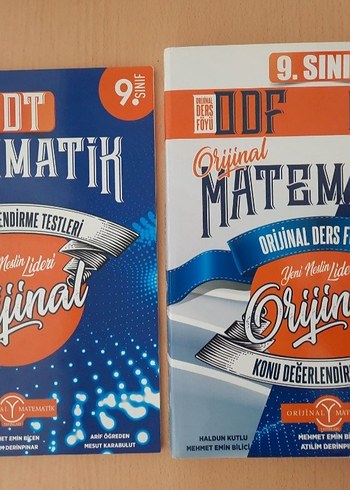 9. Sınıf Orijinal Matematik Konu Değerlendirme Kitapları