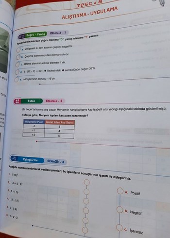  Beden 7. Sınıf IQ Matematik test kitabı