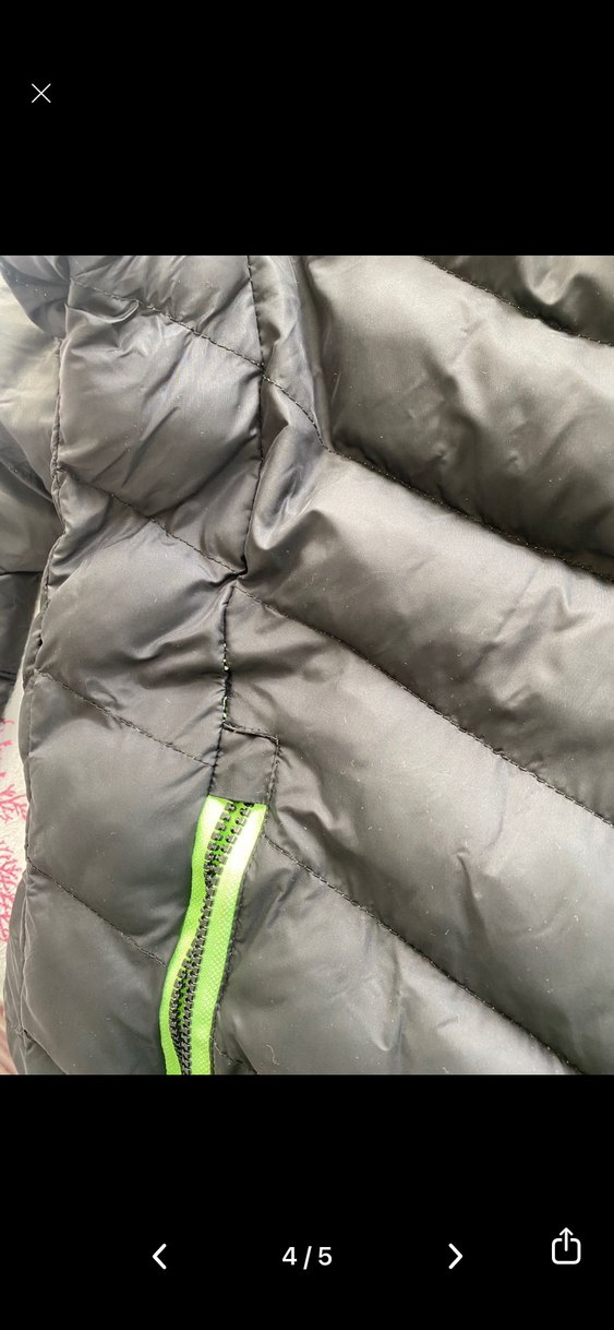 Koyu Yeşil Kapüşonlu Kadın Kış Montu - Görsel 4