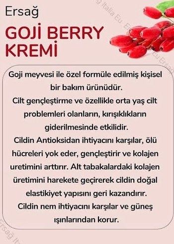 Ersağ Goji Berry BB Krem 50ml - Görsel 2