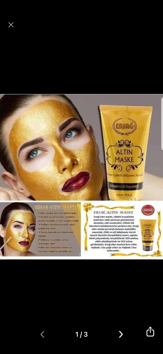 Ersağ Altın Maske 150 ml - Görsel 2