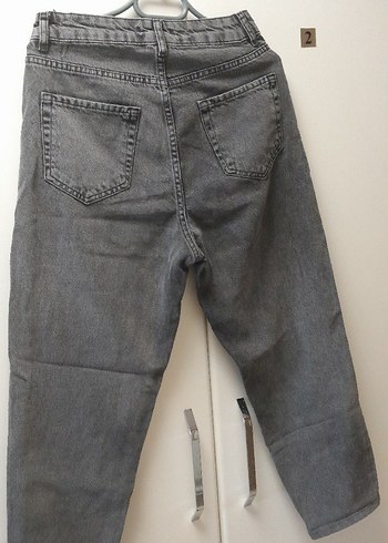 Armalife Gri Kadın Denim Salaş Jean