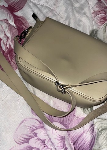 Bej Deri Kadın Omuz Çantası valentino - Görsel 4