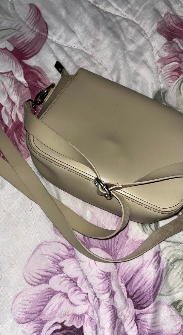 Bej Deri Kadın Omuz Çantası valentino - Görsel 4