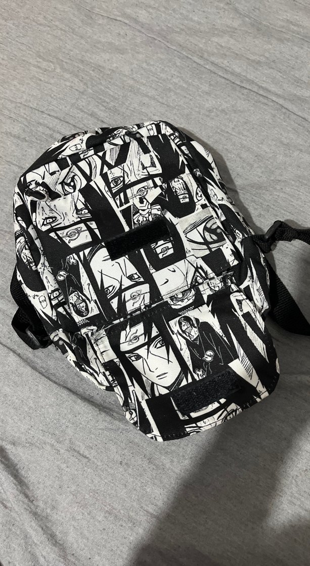 Kadın Baskılı Siyah Çapraz Çanta - Görsel 4