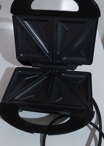 Gri Paslanmaz Çelik Sandviç Waffel Tost Makinesi 700W - Görsel 5