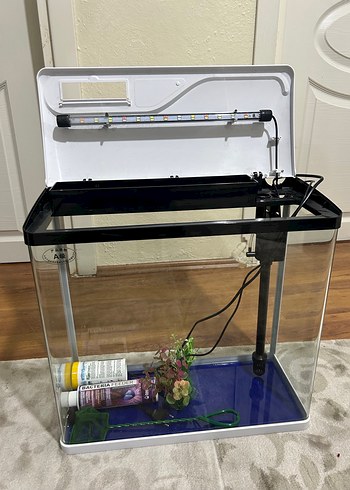 Beyaz Akvaryum ve Aksesuarları - Görsel 3